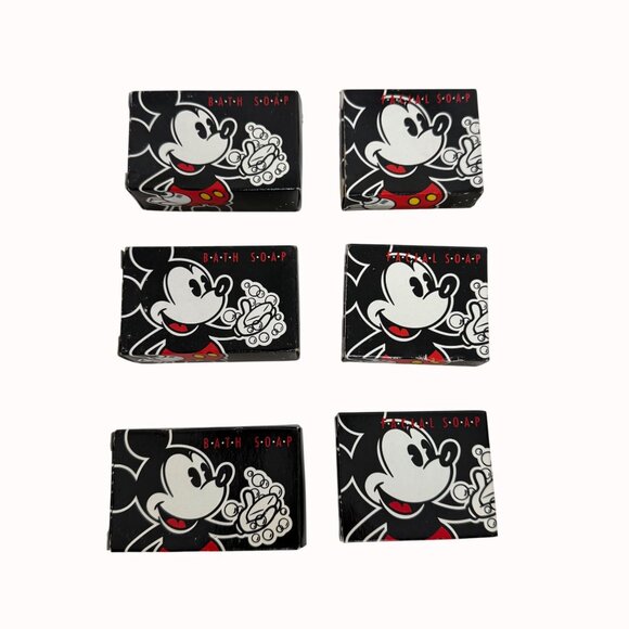 Walt Disney Resorts Bar Soap Set of 6 Mickey Mouse Collectible Bath And Facial - Picture 9 of 12
